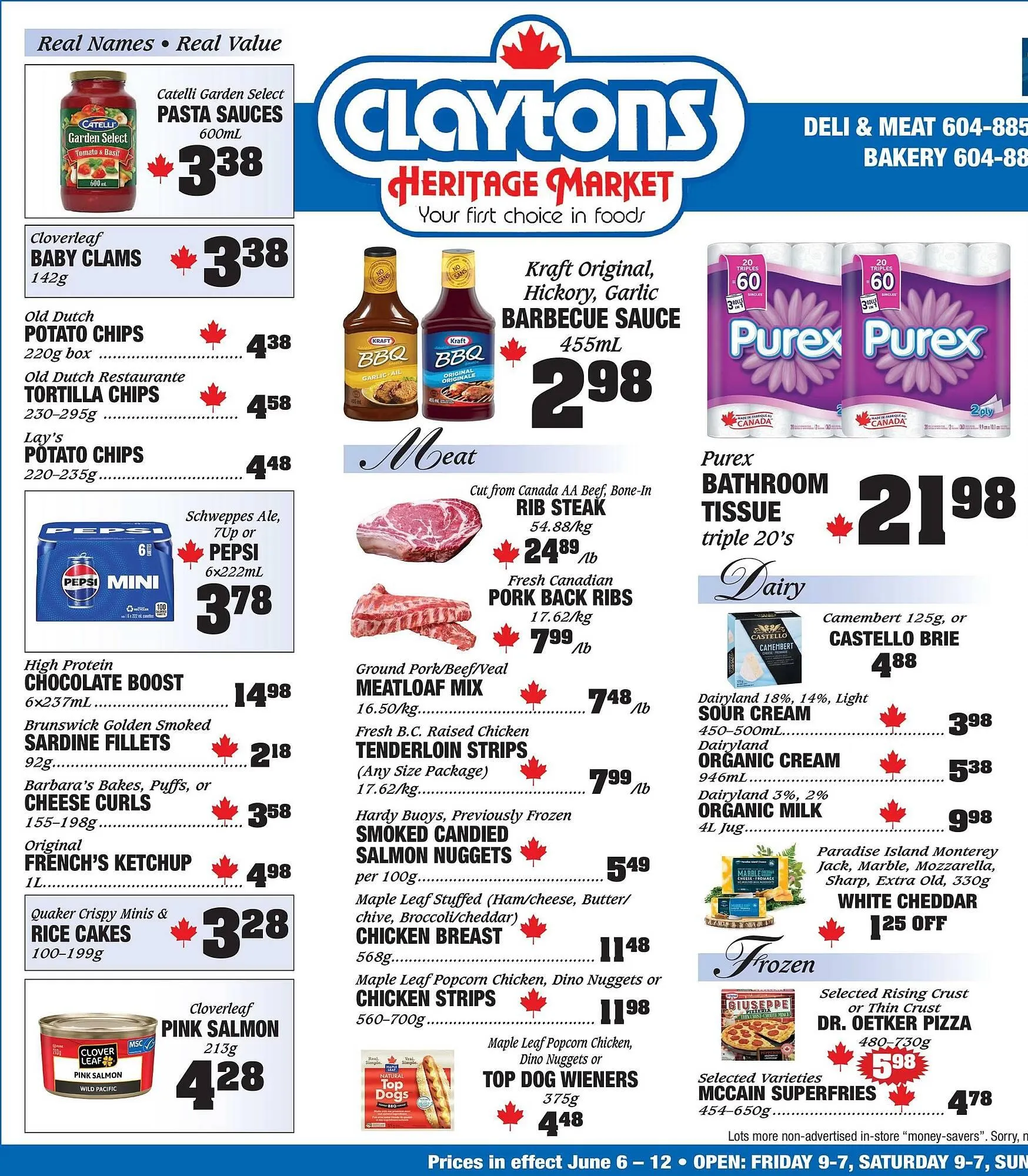 Claytons Heritage Market flyer - 1