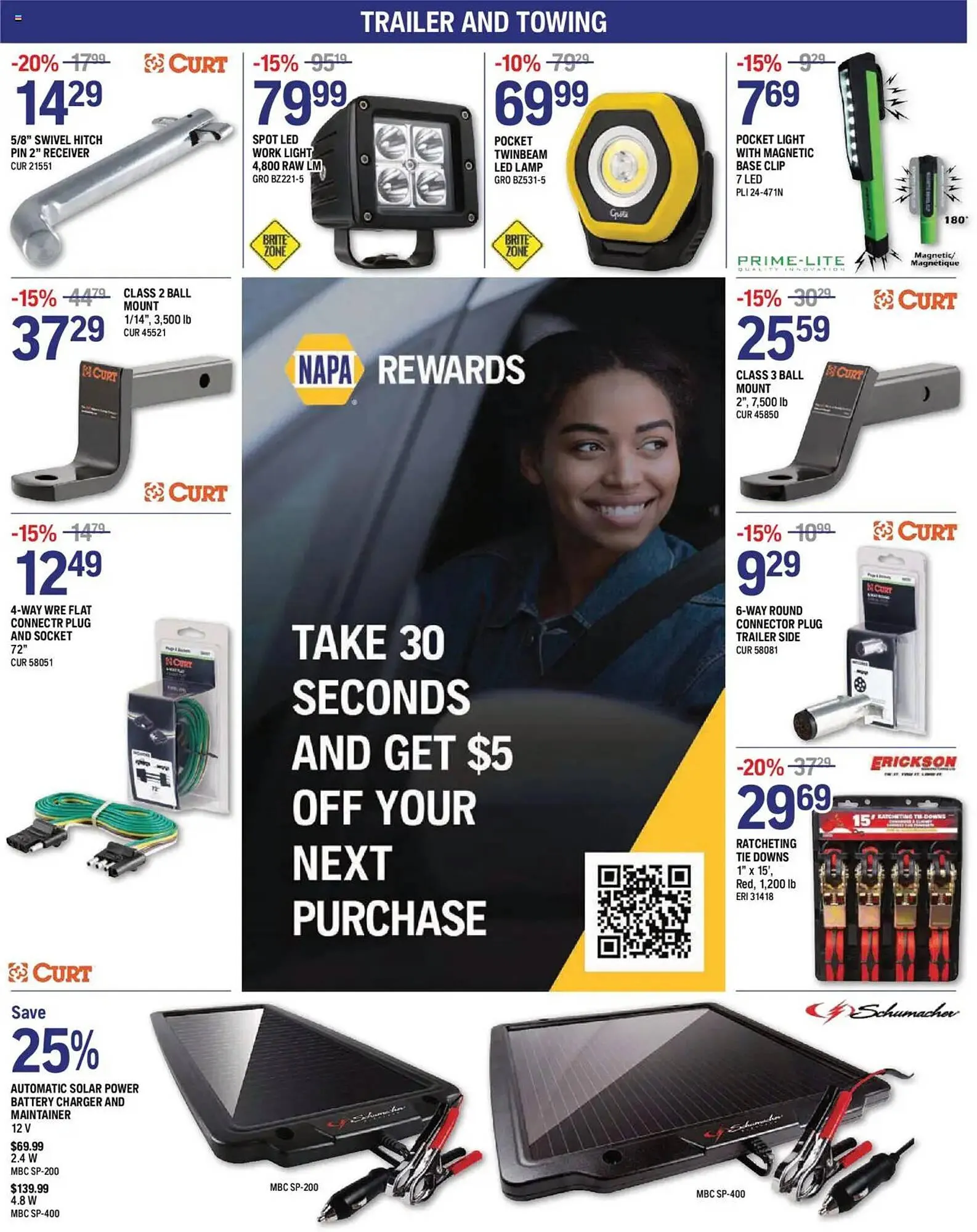 NAPA Auto Parts flyer from August 1 to August 31 2025 - flyer page 7