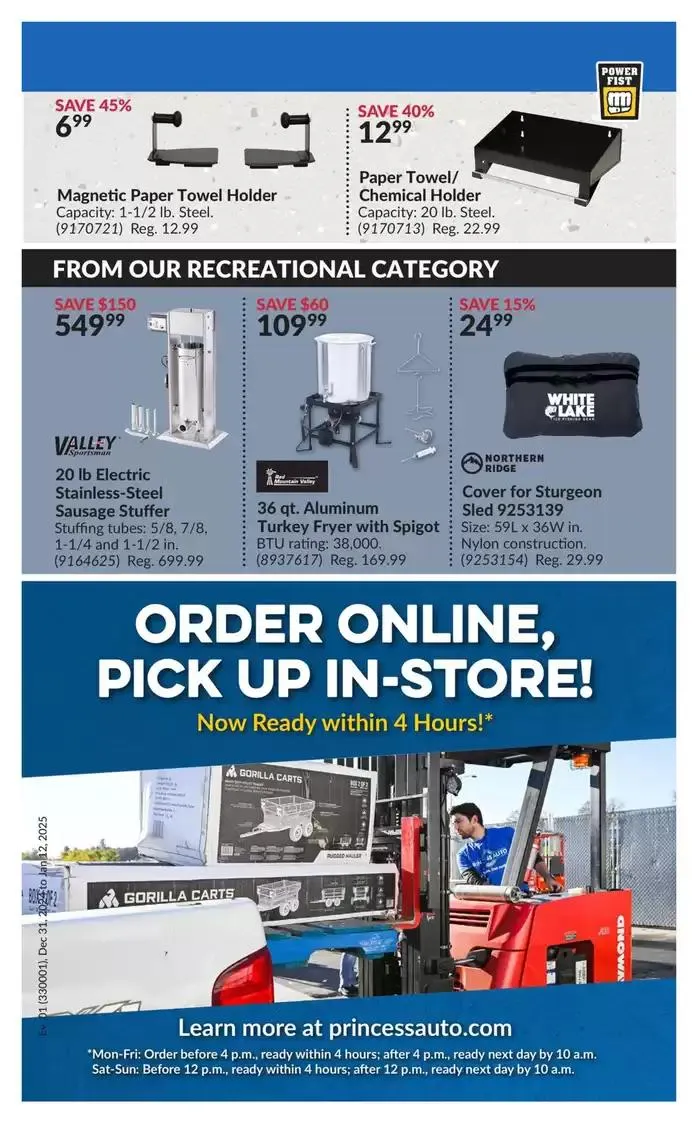 Current bargains and offers from December 31 to January 12 2025 - flyer page 11