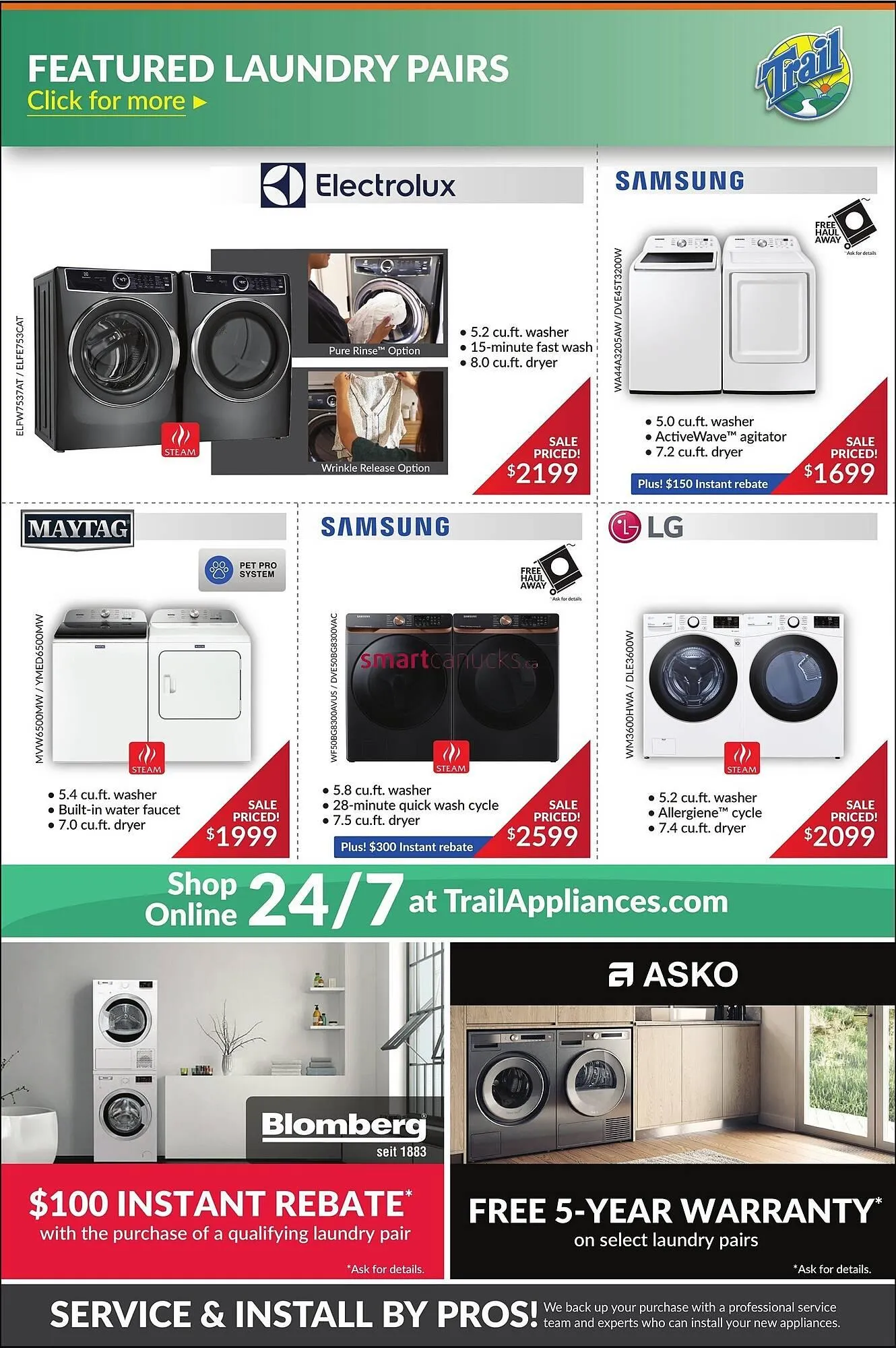 Trail Appliances flyer from June 12 to June 25 2025 - flyer page 8