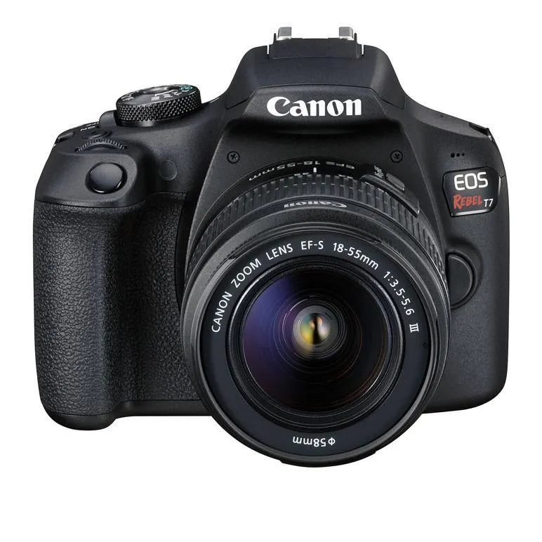 Canon EOS Rebel T7 with 18-55 DC III Lens