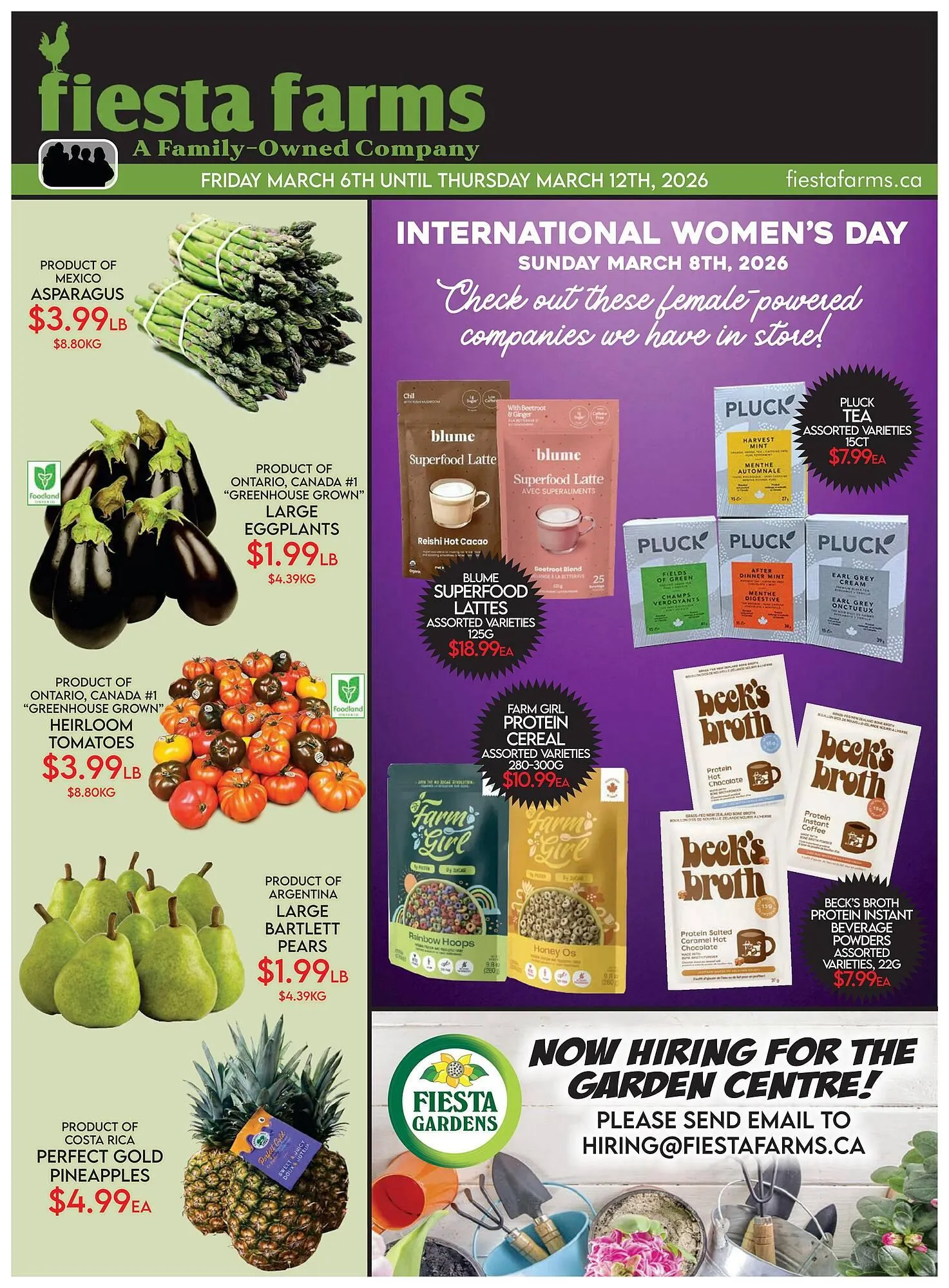 Fiesta Farms flyer - 1