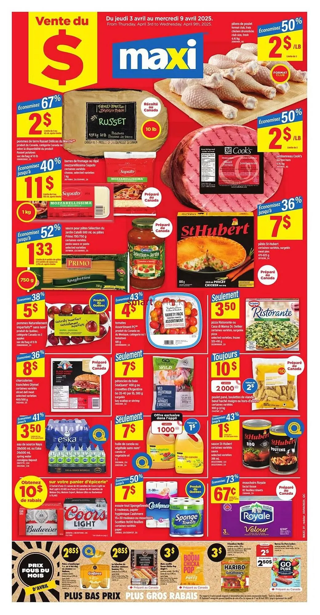 Maxi flyer from April 3 to April 9 2025 - flyer page 1