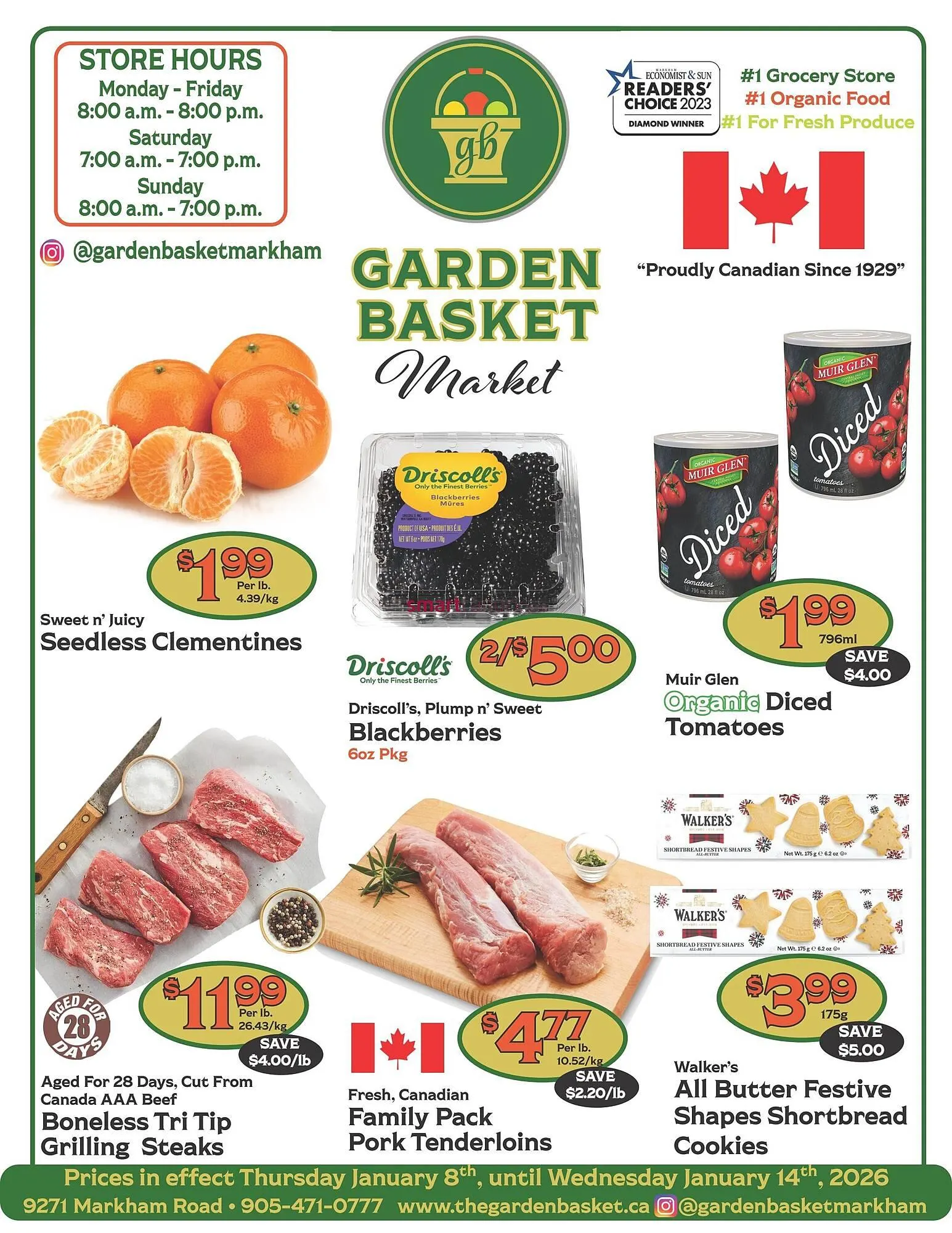 The Garden Basket flyer from January 8 to January 14 2026 - flyer page 1