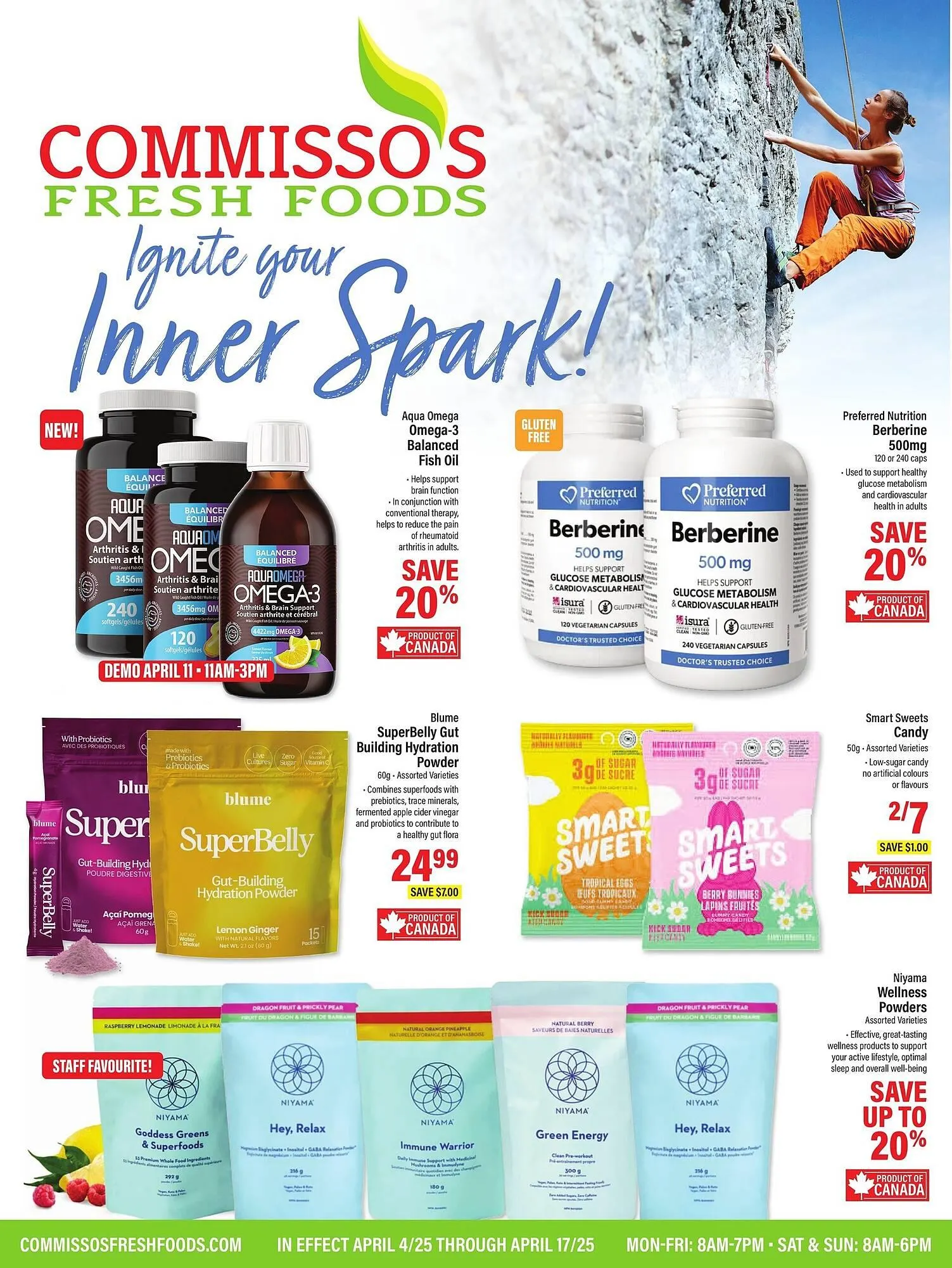 Commisso's Fresh Foods flyer from April 4 to April 17 2025 - flyer page 1