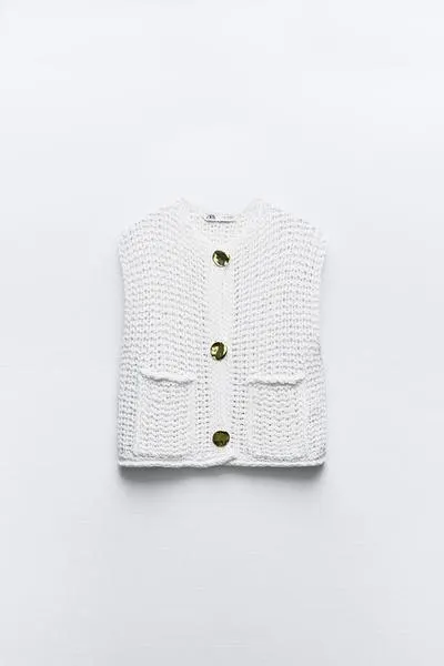 CHUNKY KNIT VEST