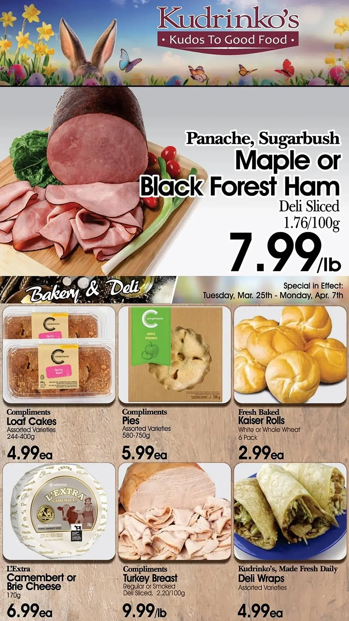 Kudrinko's flyer from March 24 to April 17 2025 - flyer page 3