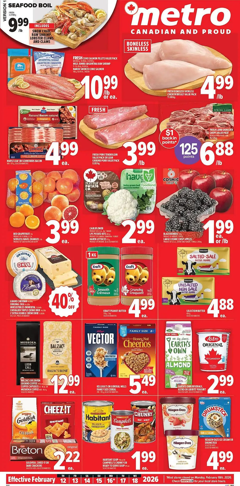 Metro flyer from February 12 to February 18 2026 - flyer page 2