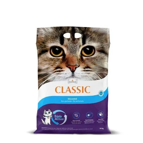 Unscented clumping litter