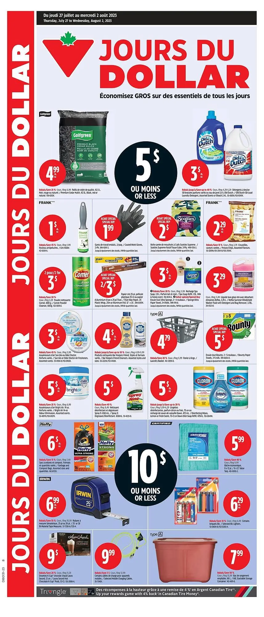 Canadian Tire flyer from July 24 to July 30 2025 - flyer page 1