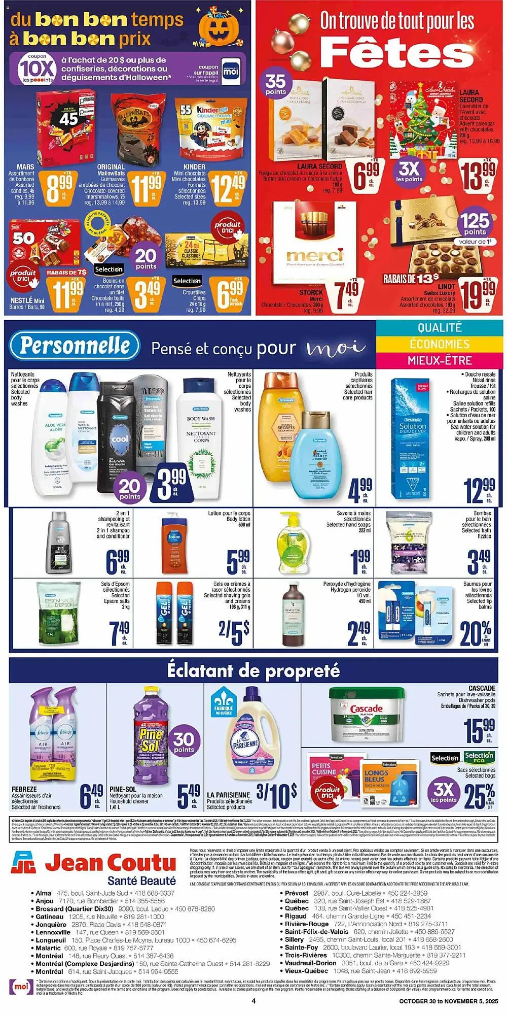 Jean Coutu flyer from October 30 to November 5 2025 - flyer page 4