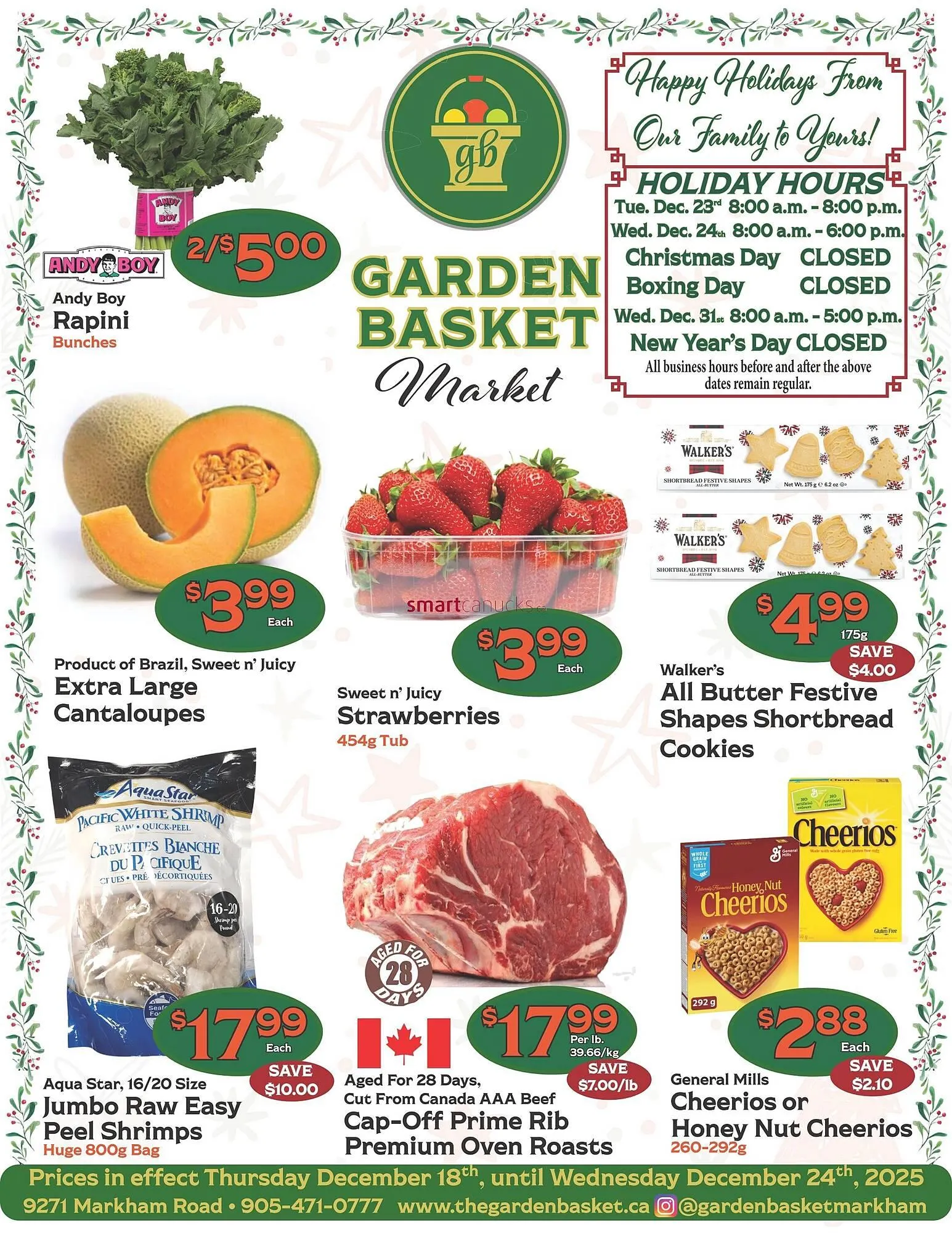 The Garden Basket flyer from December 18 to December 24 2025 - flyer page 1