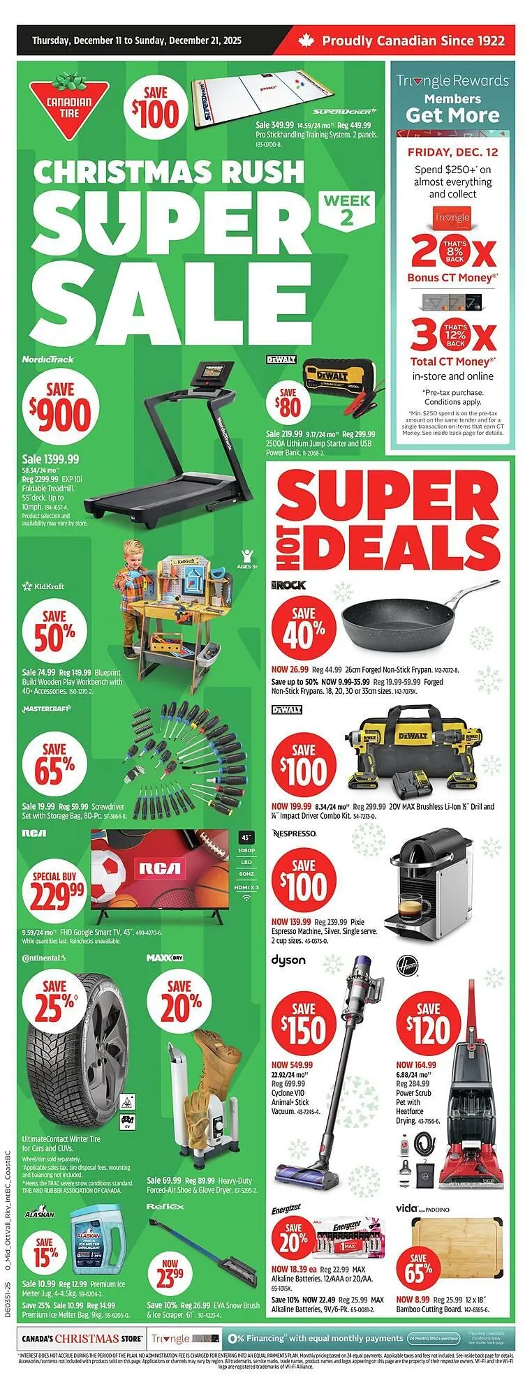 Canadian Tire flyer from December 11 to December 22 2025 - flyer page 1