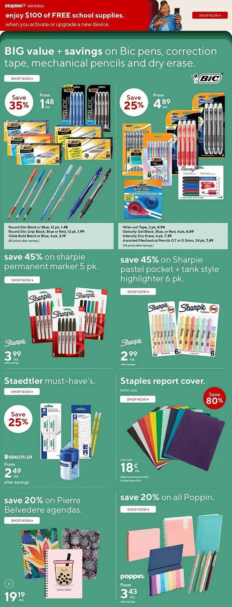 Staples flyer from August 22 to August 29 2024 - flyer page 4