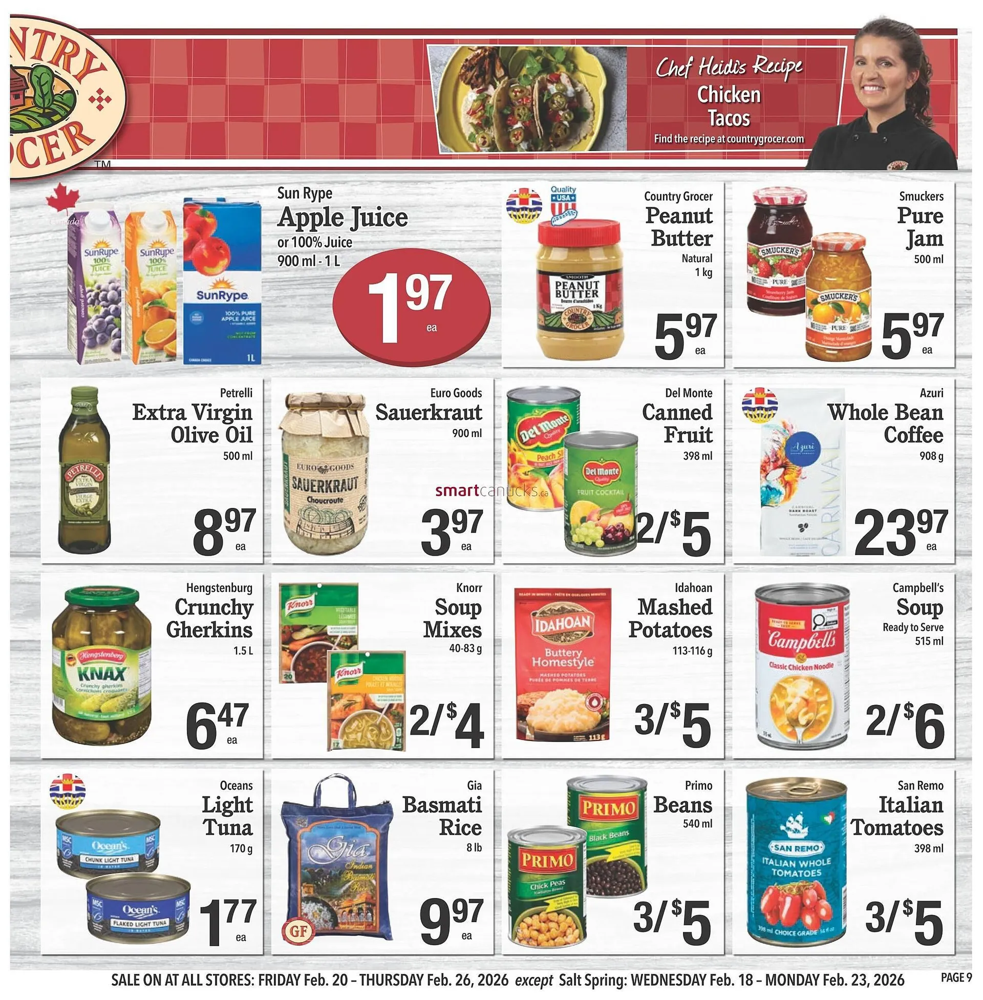 Country Grocer flyer from February 20 to February 26 2026 - flyer page 9