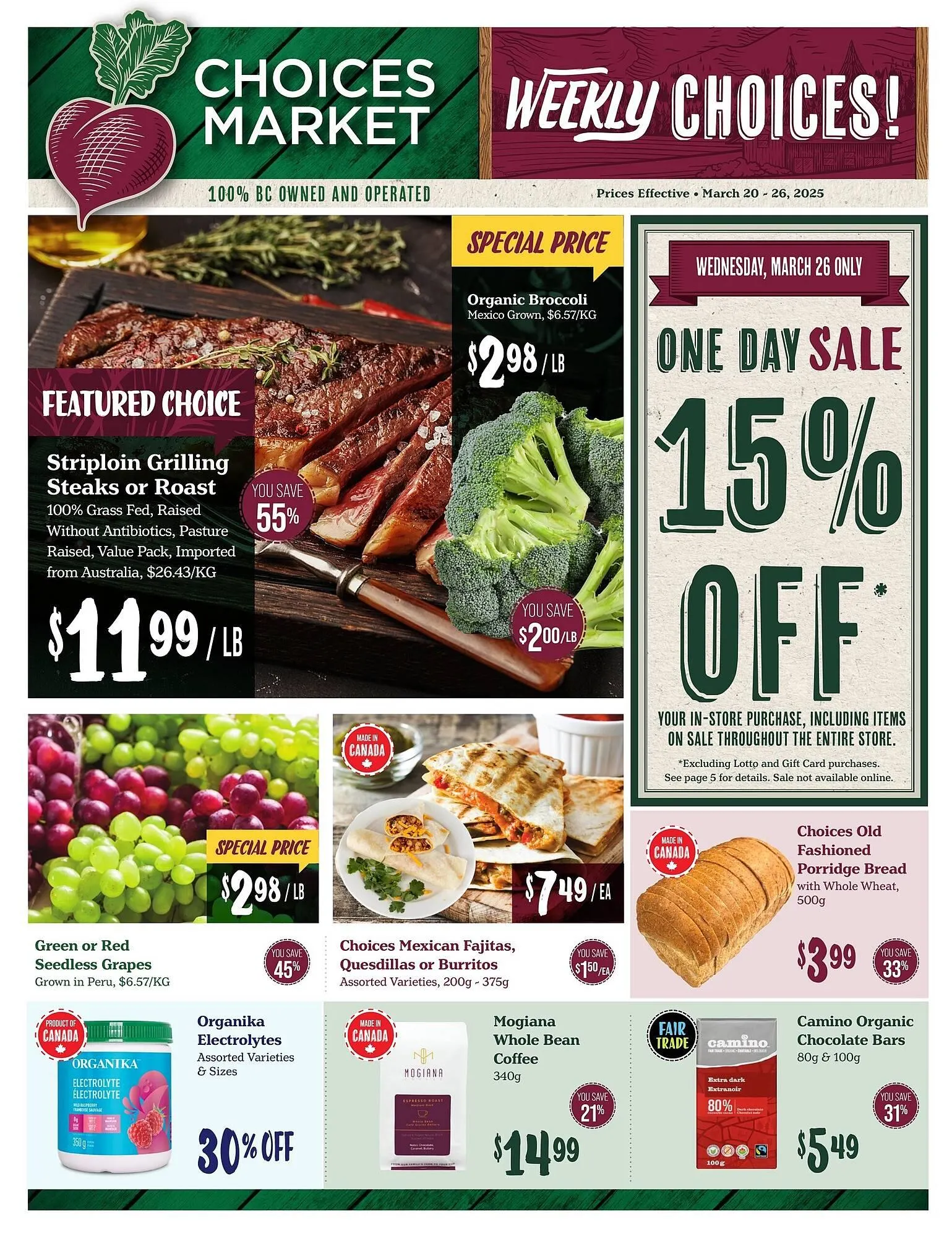 Choices Market flyer - 1