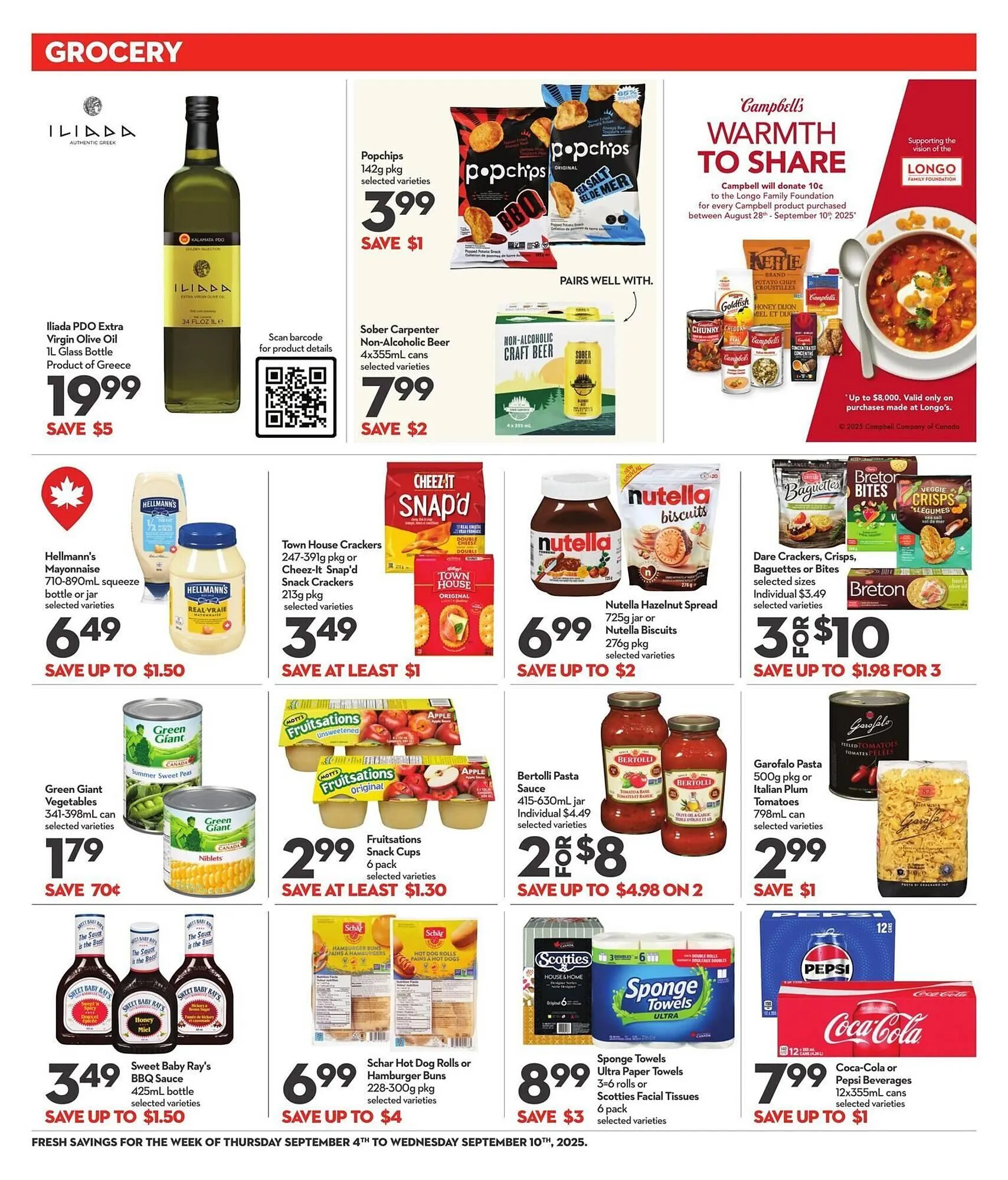Longo's flyer from September 4 to September 11 2025 - flyer page 7
