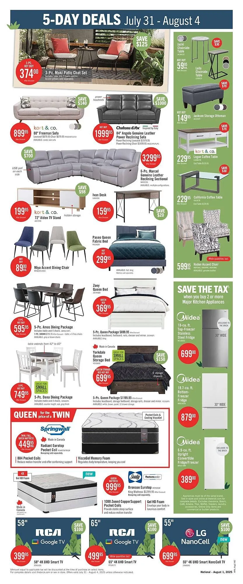 The Brick flyer from July 31 to August 4 2025 - flyer page 2