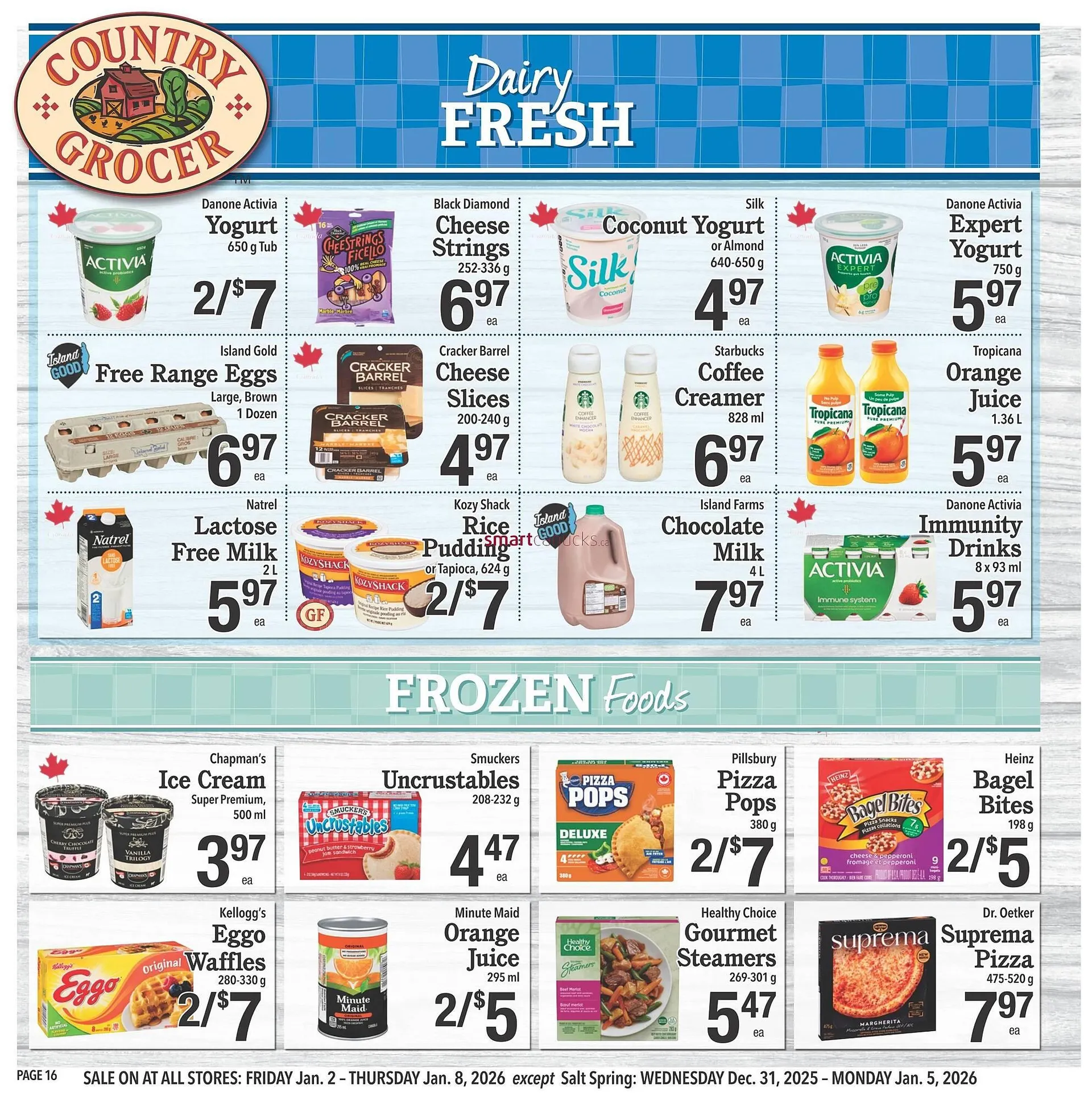 Country Grocer flyer from January 2 to January 8 2026 - flyer page 16