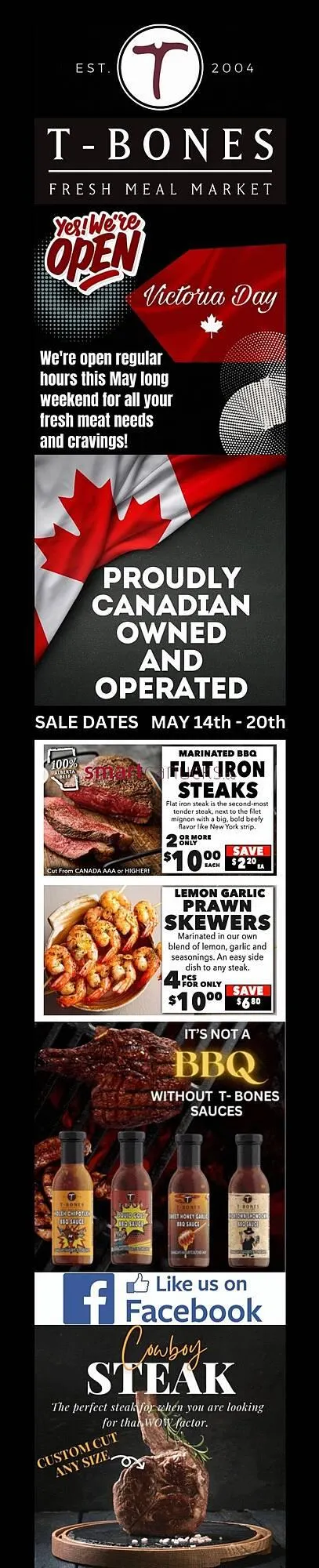 T-Bones flyer - 1