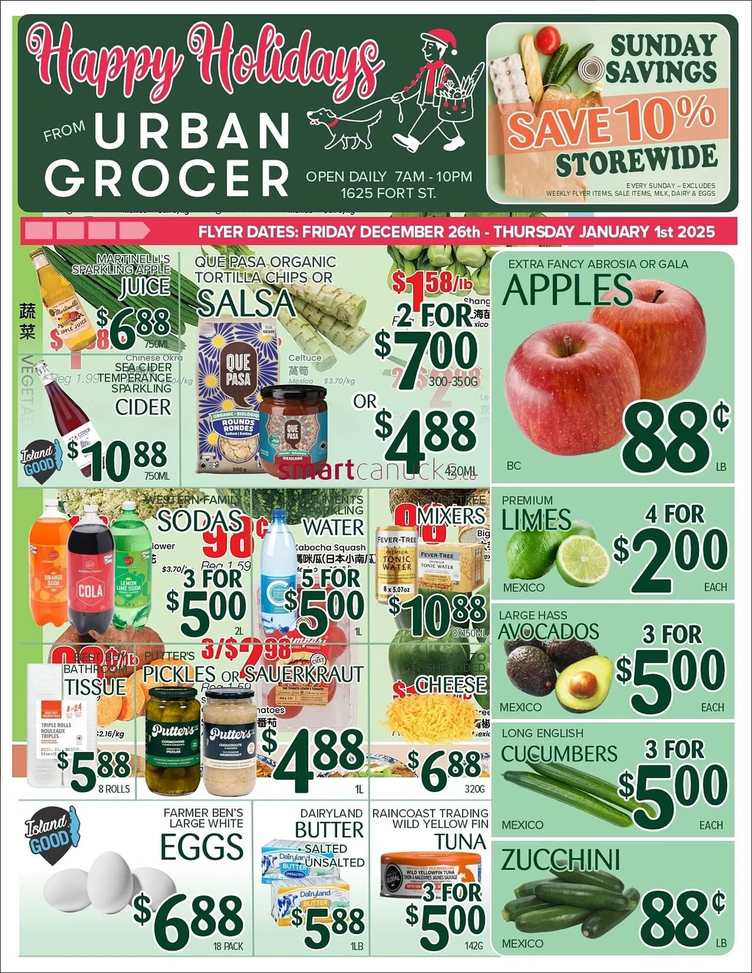 Urban Grocer flyer from December 26 to January 1 2026 - flyer page 1