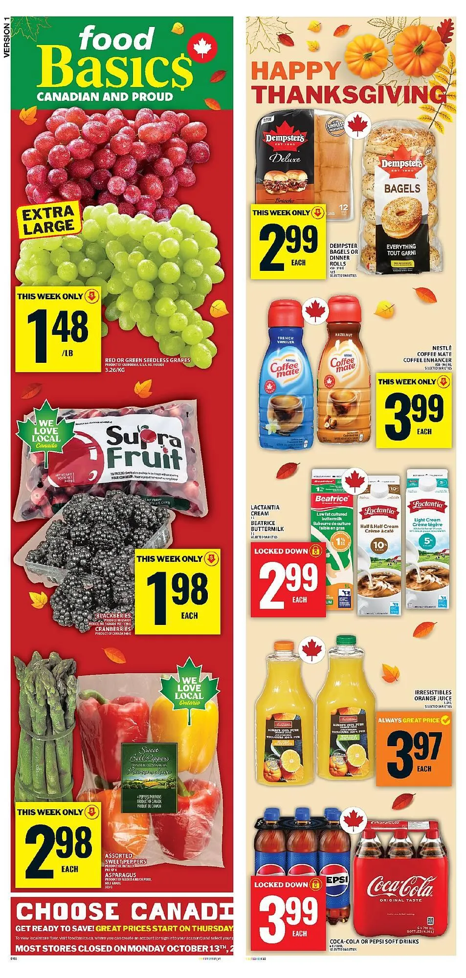 Food Basics flyer from October 9 to October 15 2025 - flyer page 2