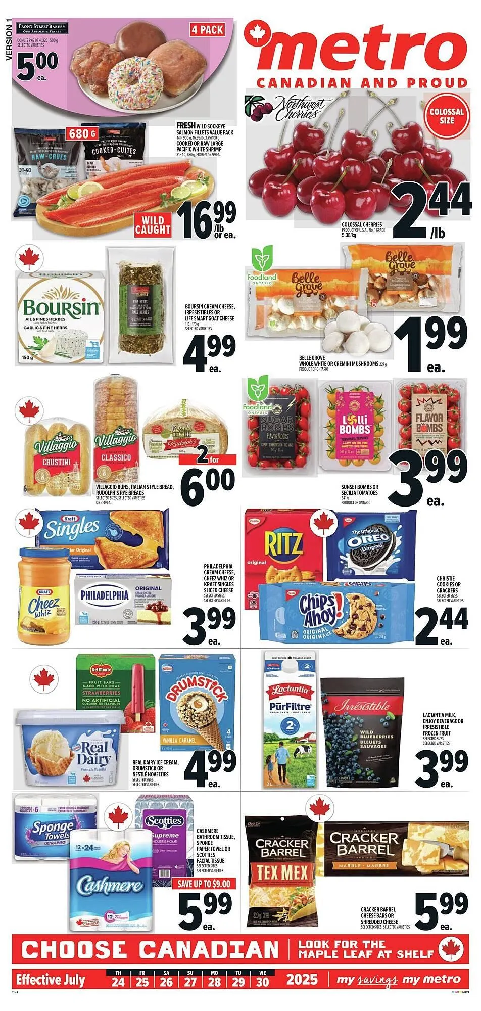 Metro flyer from July 24 to July 31 2025 - flyer page 1