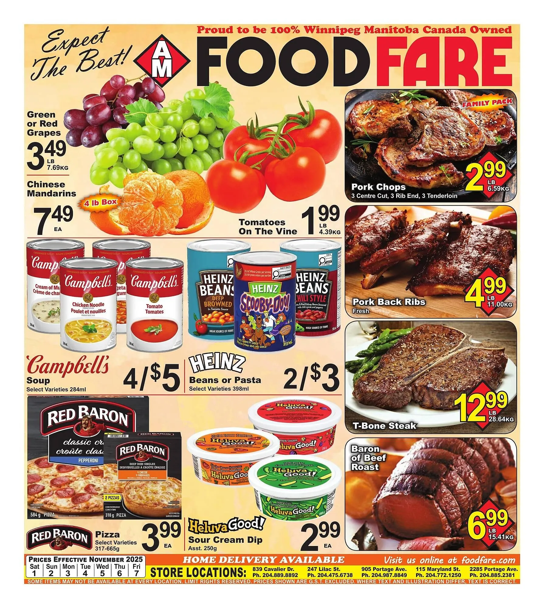Food Fare flyer from October 31 to November 6 2025 - flyer page 1