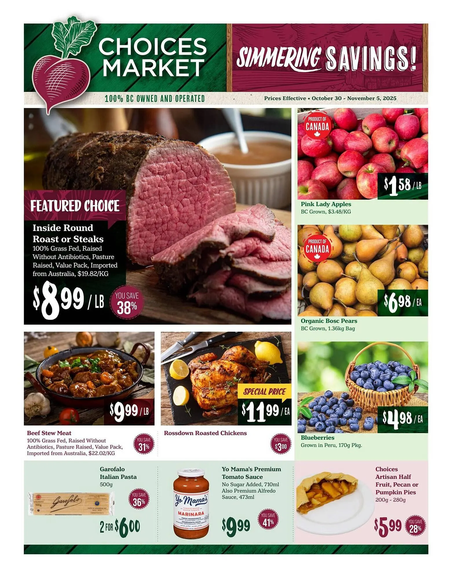 Choices Market flyer from October 27 to November 2 2025 - flyer page 1