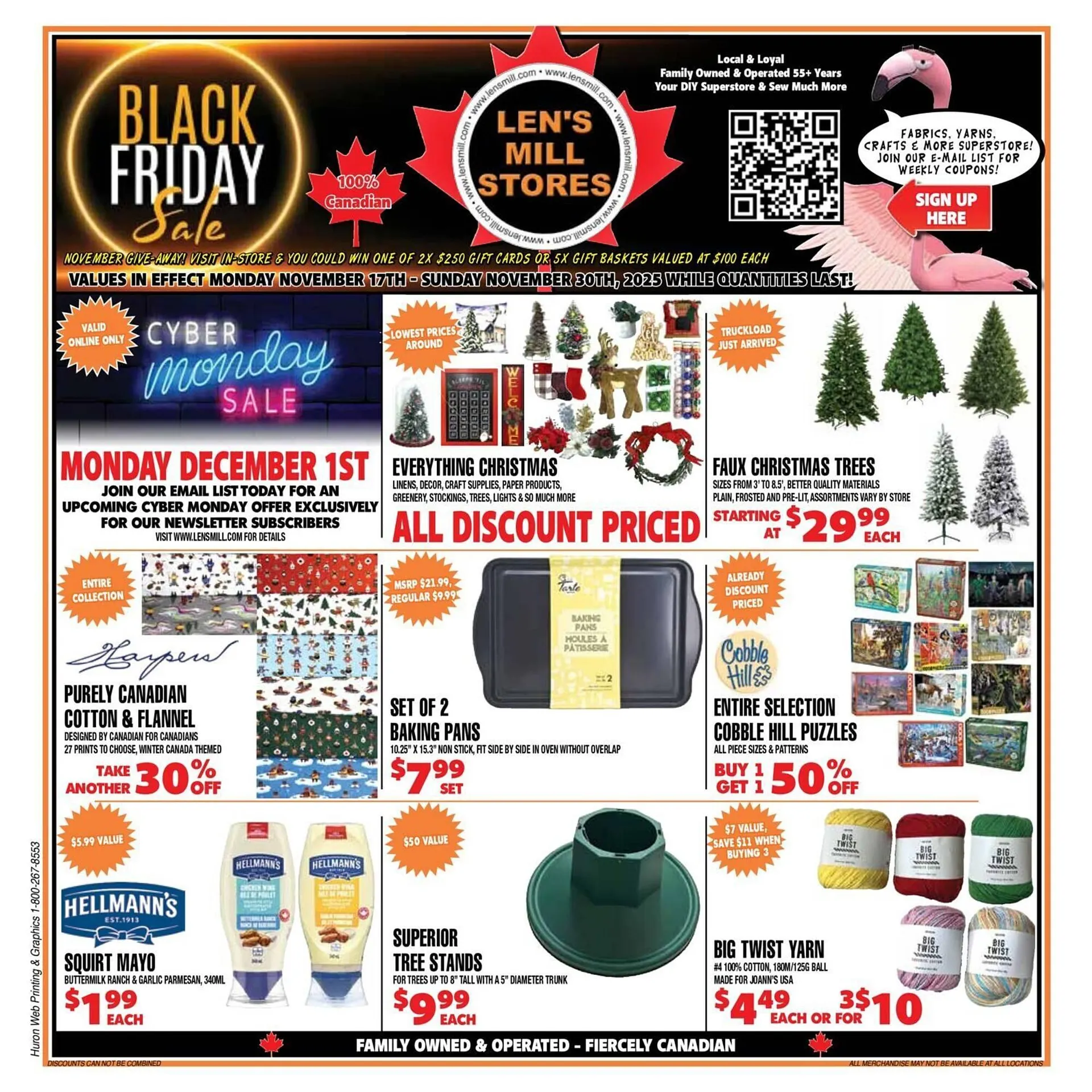 Len's Mill Stores flyer from November 20 to November 28 2025 - flyer page 1