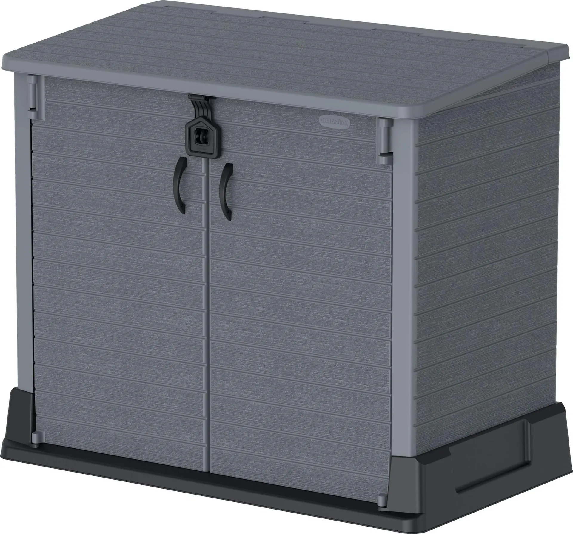 Duramax StoreAway Horizontal Storage Shed, Dark Grey, 850-L Capacity
