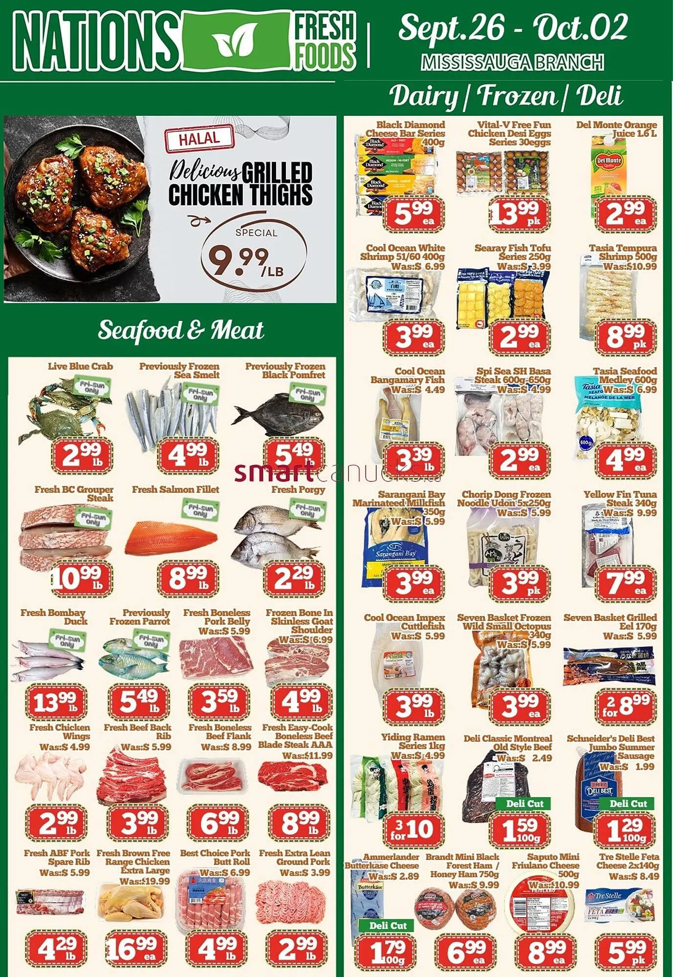 Nations Fresh Foods flyer from September 26 to October 2 2025 - flyer page 1