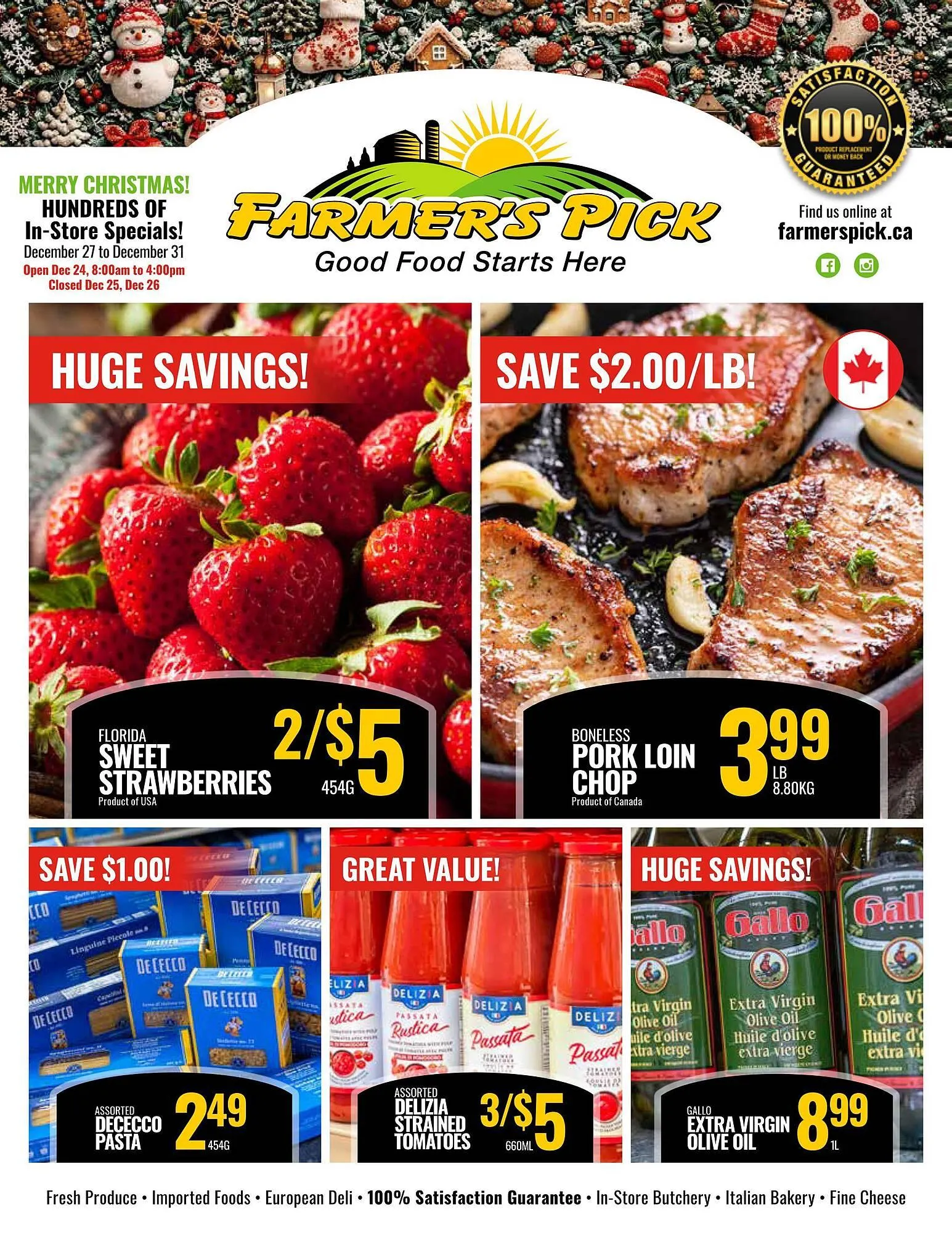 Farmer's Pick flyer from December 27 to December 31 2025 - flyer page 1