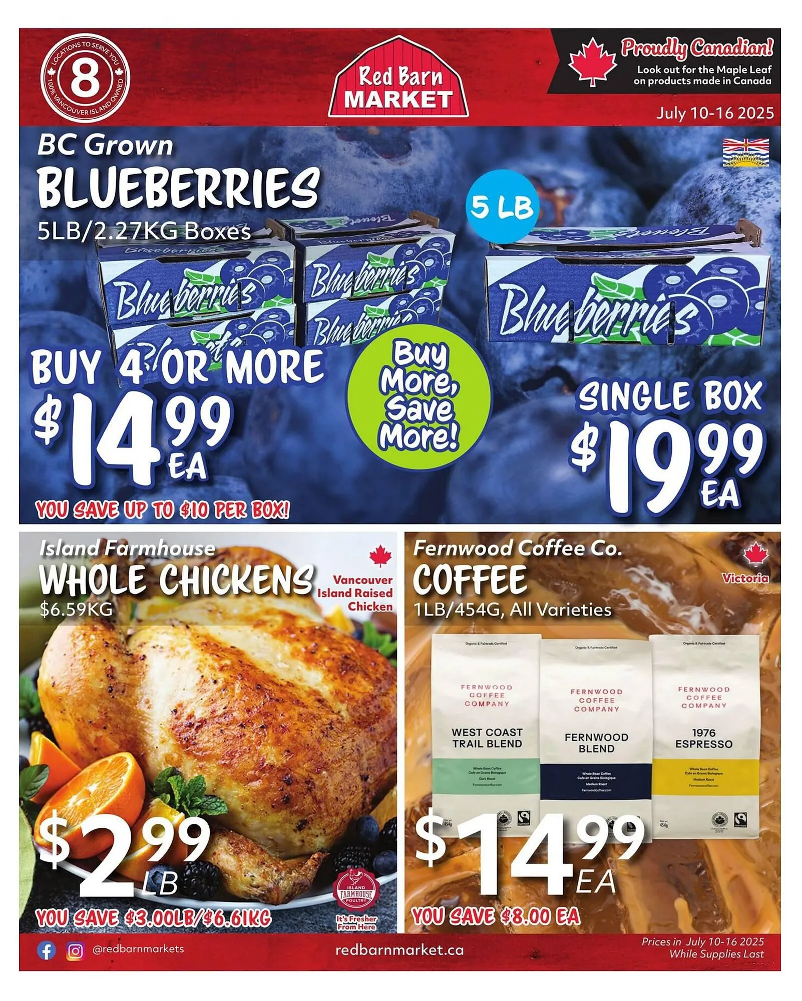 Red Barn Market flyer - 1