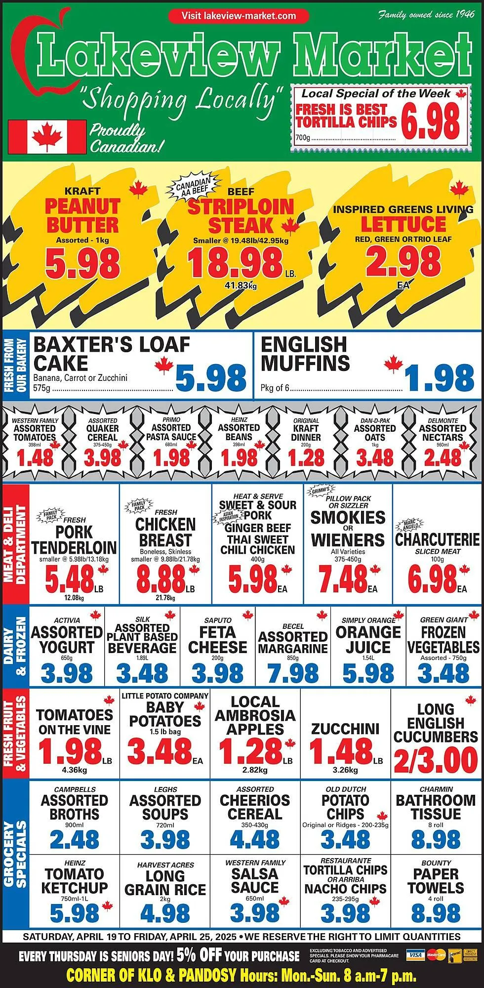 Lakeview Market flyer from April 25 to May 29 2025 - flyer page 1