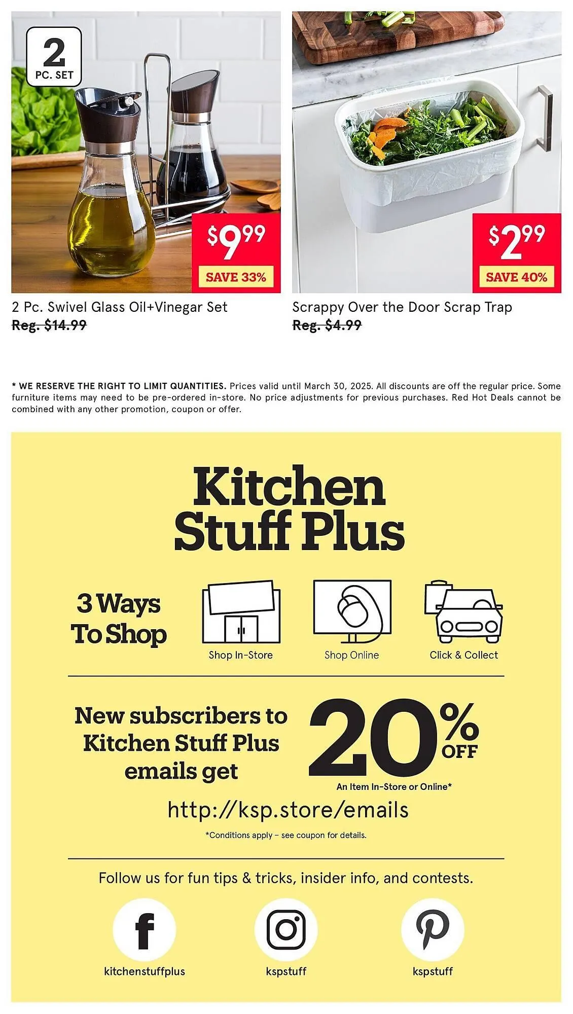 Kitchen Stuff Plus flyer from March 24 to March 31 2025 - flyer page 6