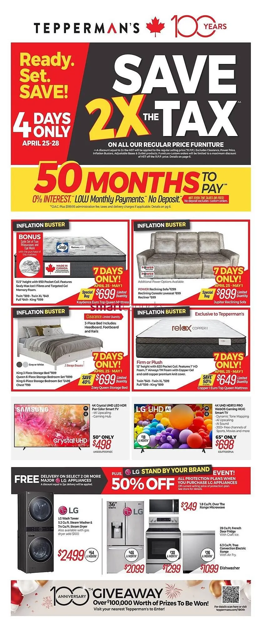 Tepperman's flyer from April 24 to May 24 2025 - flyer page 1