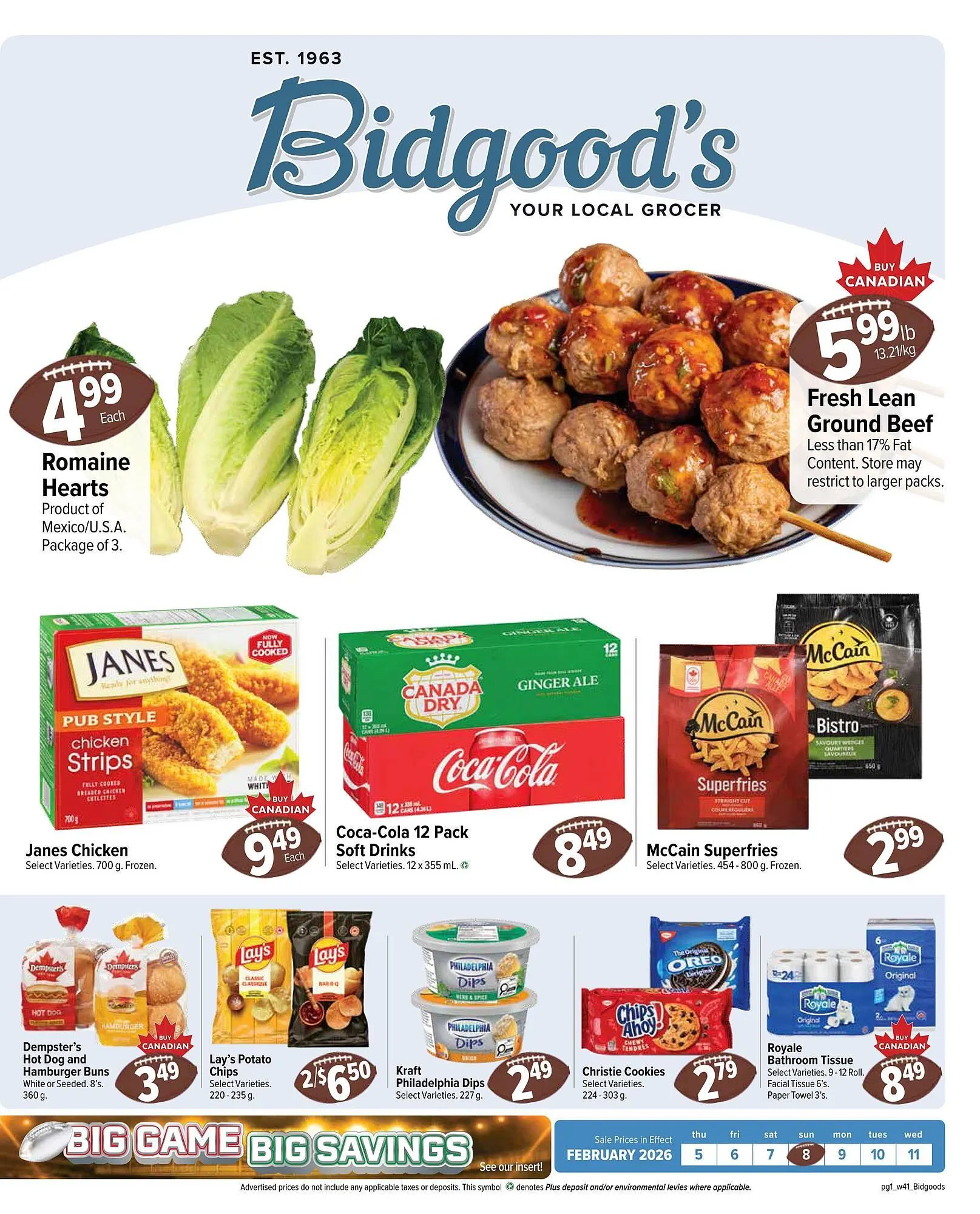 Bidgood's flyer from February 5 to February 11 2026 - flyer page 1