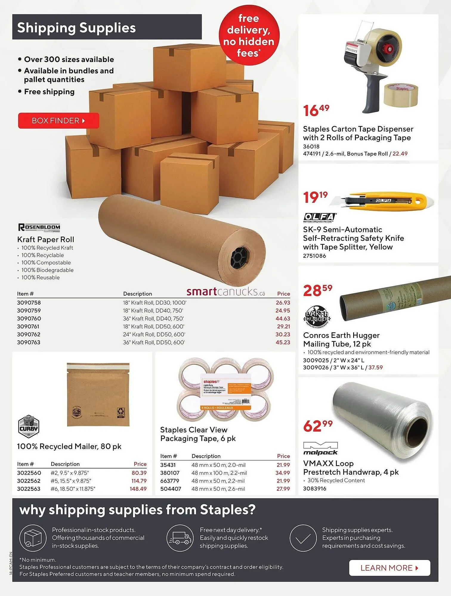Staples flyer from April 16 to April 22 2025 - flyer page 14