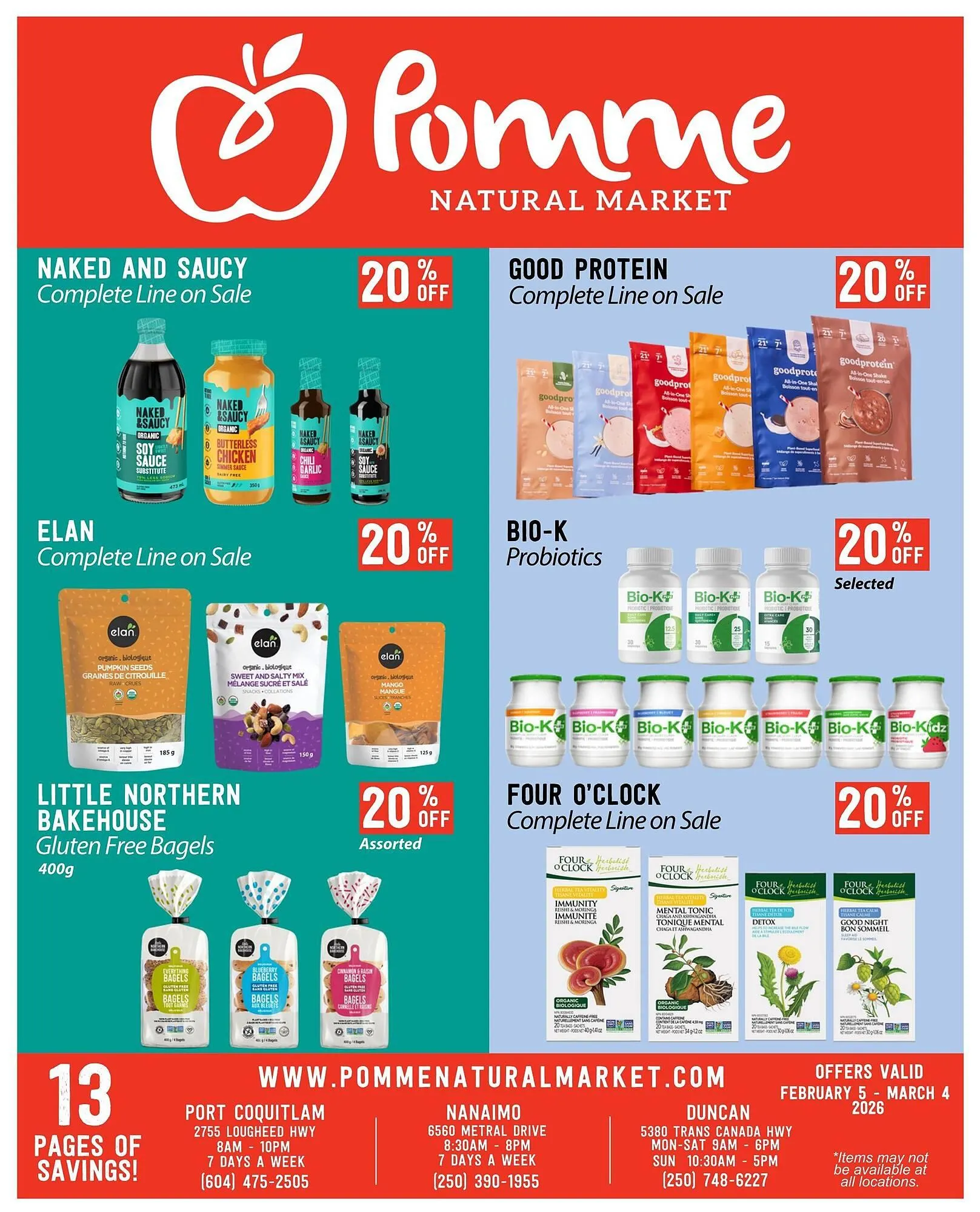 Pomme Natural Market flyer - 1