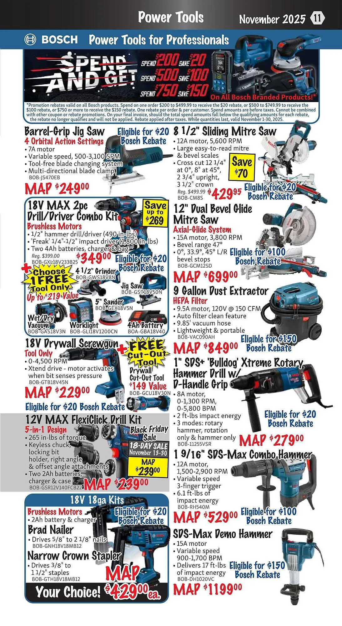 KMS Tools flyer from November 1 to November 30 2025 - flyer page 11