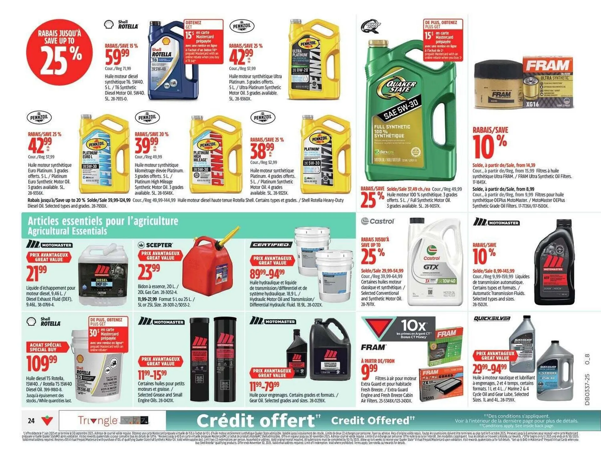 Canadian Tire flyer from September 2 to September 8 2025 - flyer page 33