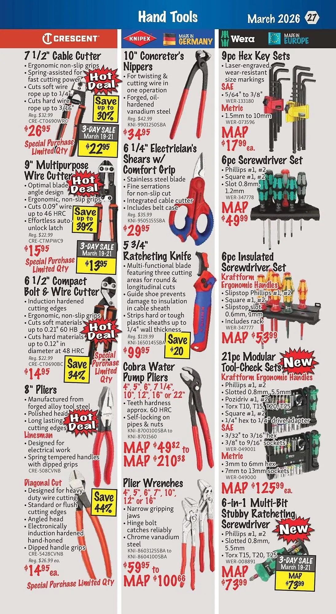 KMS Tools flyer from March 2 to March 16 2026 - flyer page 27