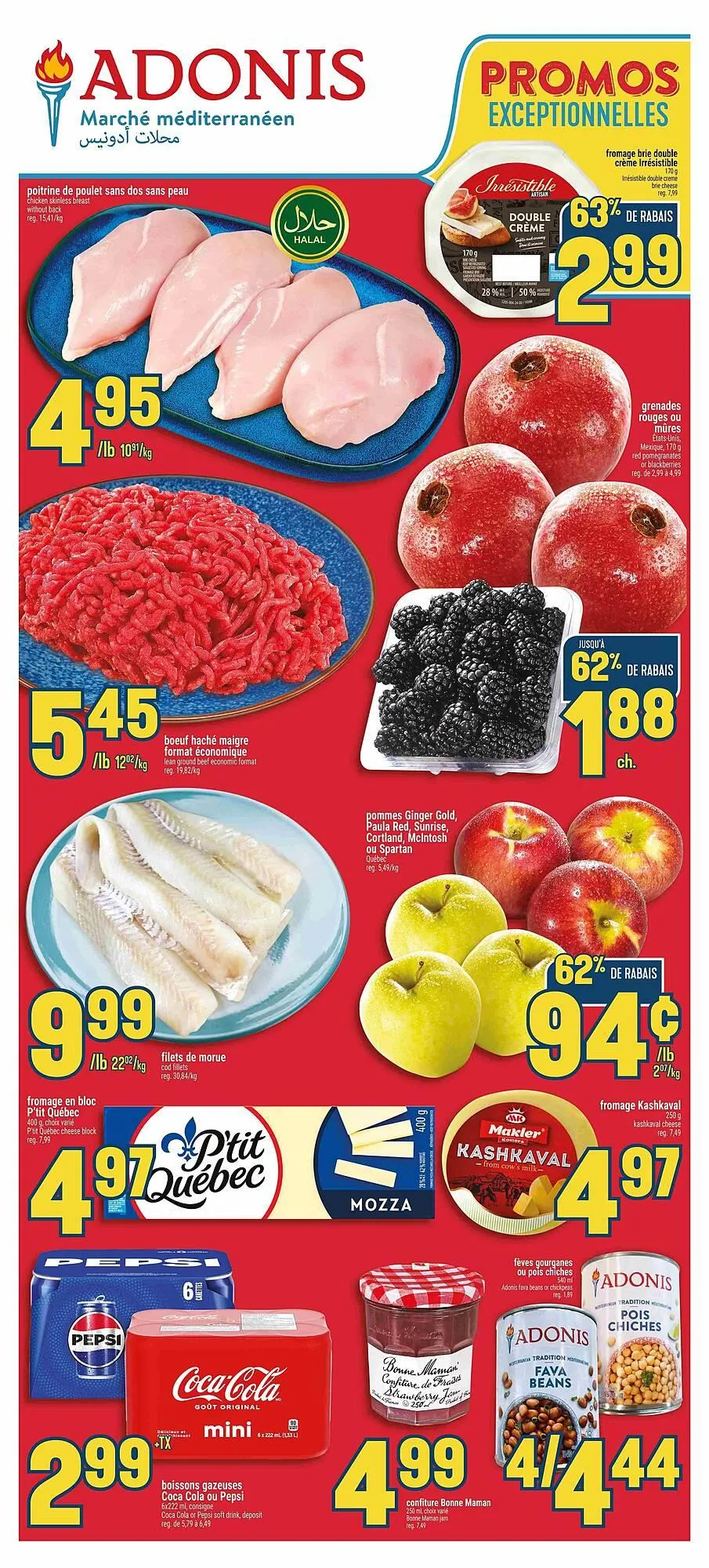 Marché Adonis flyer from October 1 to October 8 2025 - flyer page 1