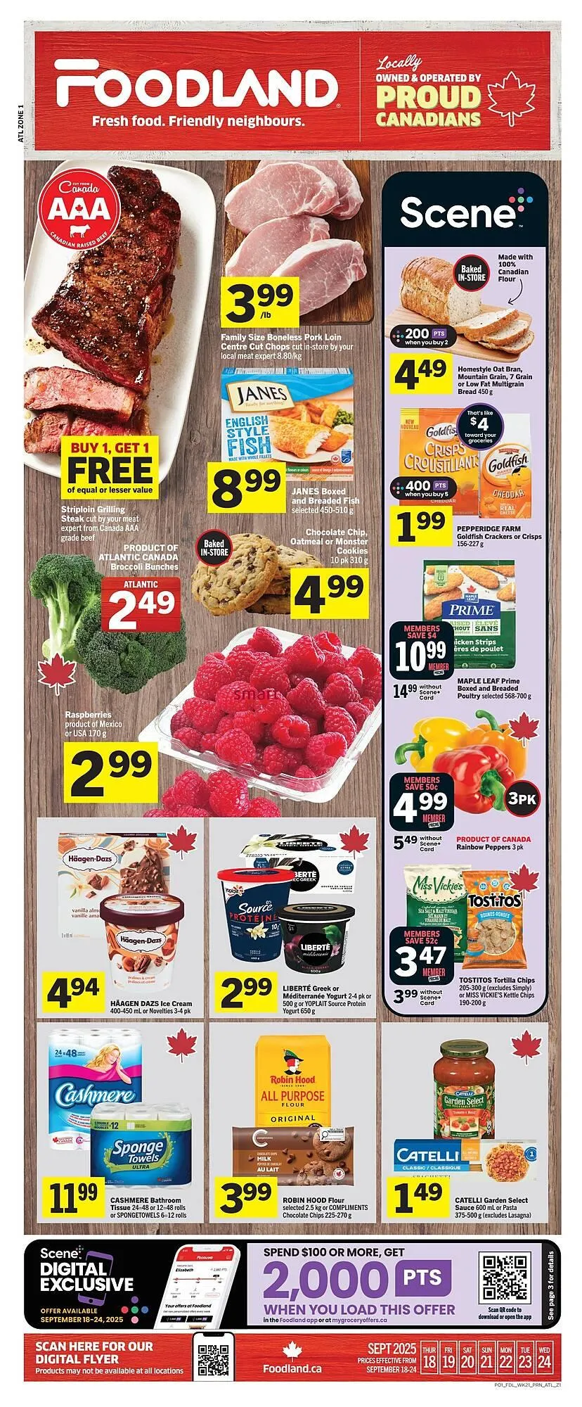 Foodland flyer from September 18 to September 24 2025 - flyer page 1