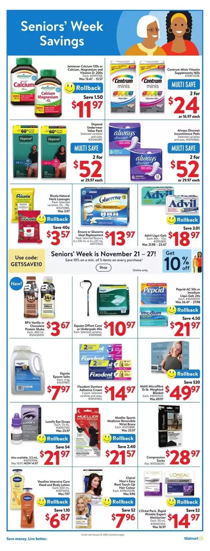 Walmart flyer from November 21 to November 27 2024 - flyer page 25