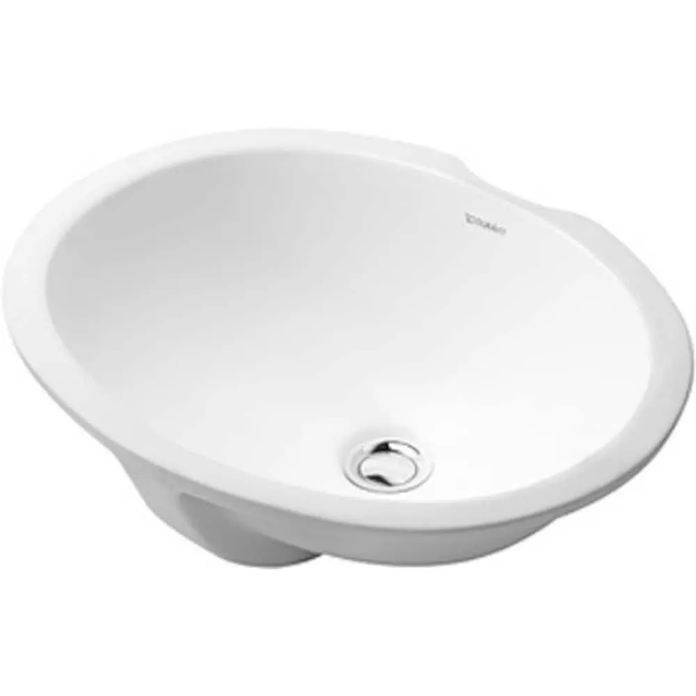 Dune Ceramic 20-1/2-inch Undermount Bathroom Sink in White