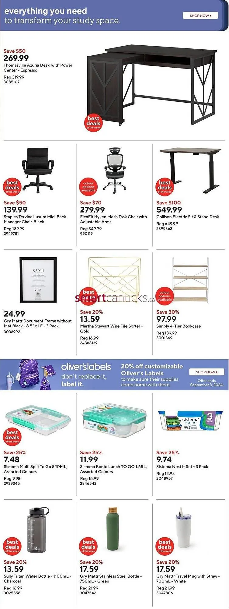 Staples flyer from August 15 to August 21 2024 - flyer page 7