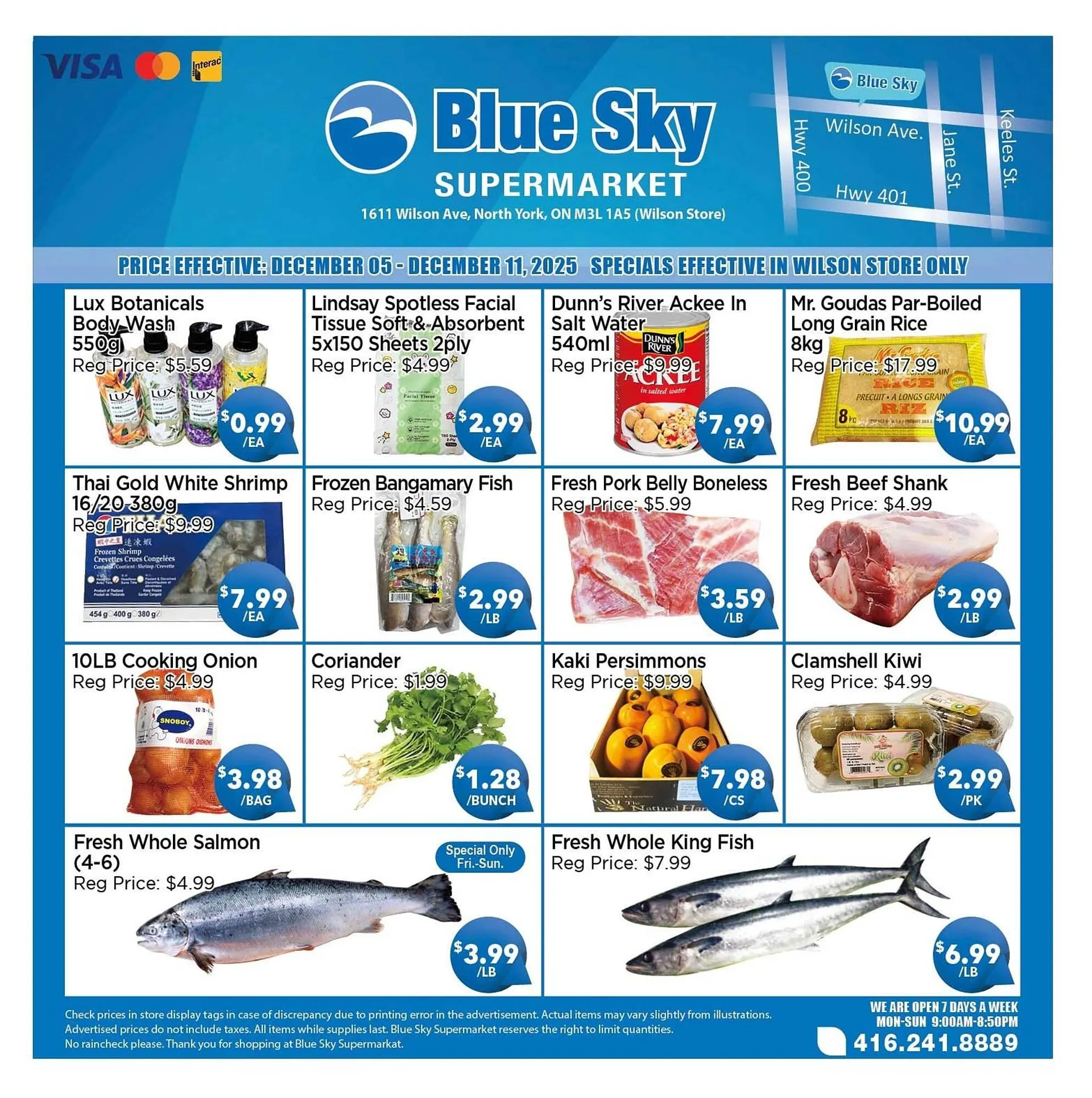 Blue Sky Supermarket flyer from December 5 to December 11 2025 - flyer page 1