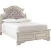 Realyn Full Panel Bed - Chipped White